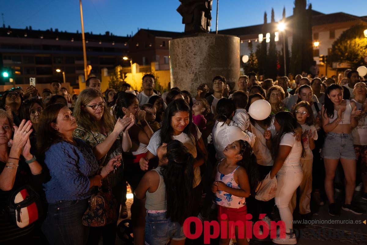 Homenaje a los cuatro fallecidos de Caravaca en el incendio de las discotecas de Murcia