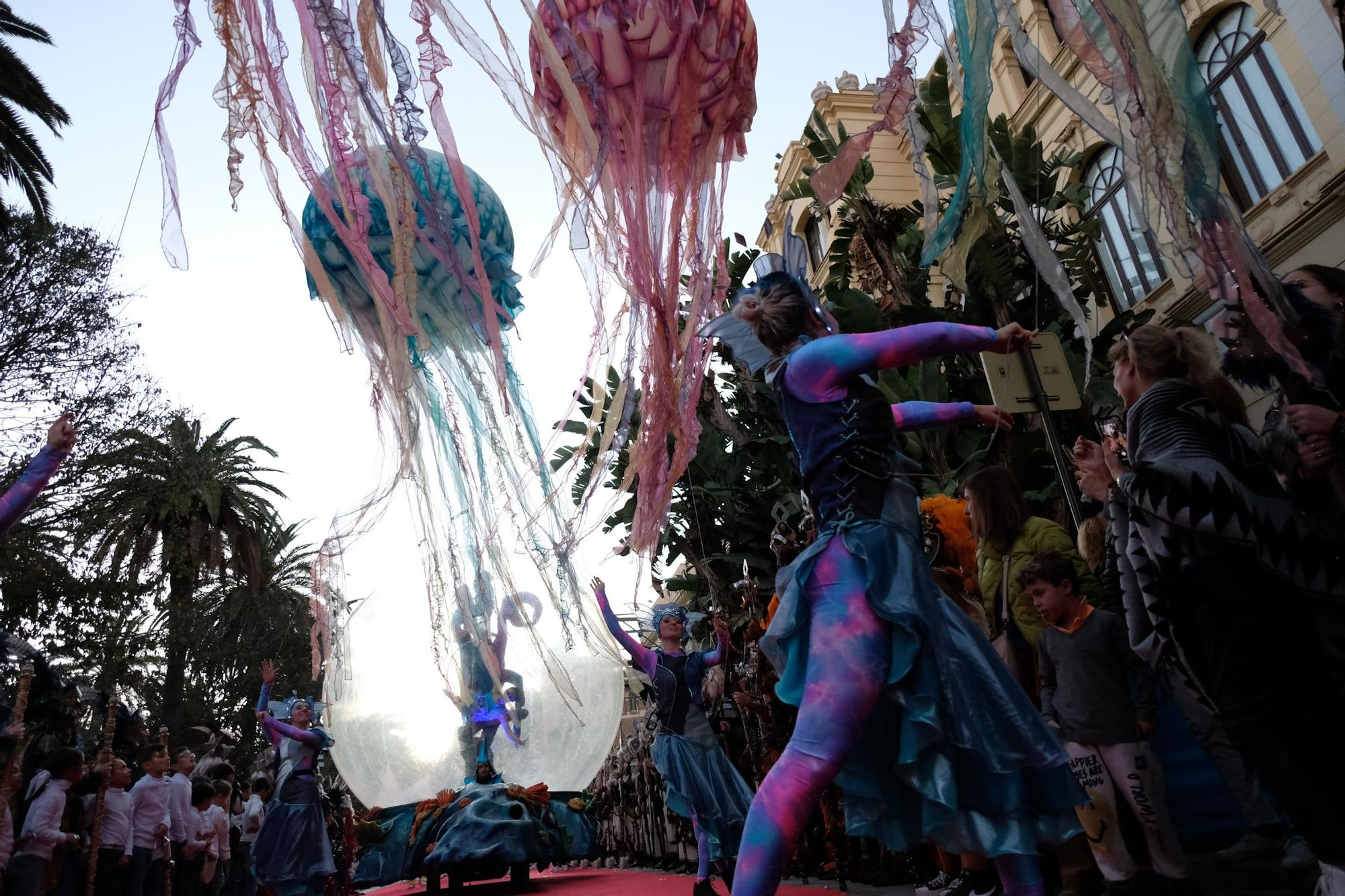 La Cabalgata de los Reyes Magos de Málaga 2023, en imágenes