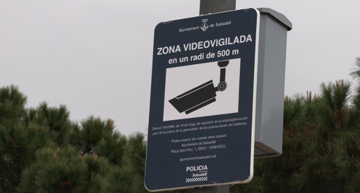 Sabadell reforça la seguretat de la zona sud amb dues noves càmeres de videovigilància