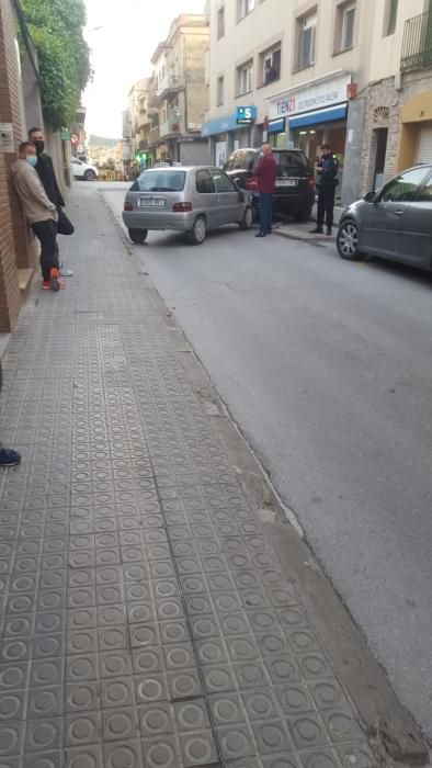 Accident de trànsit a Sant Vicenç de Castellet