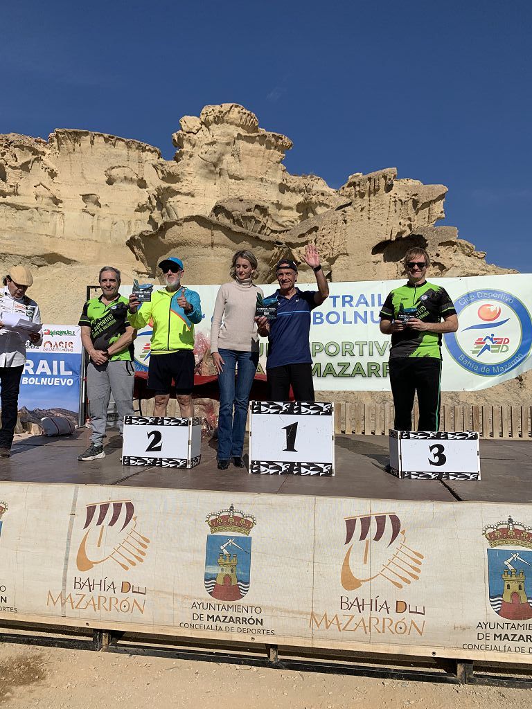 Todas las imágenes del cross por las calas de Bolnuevo, en Mazarrón