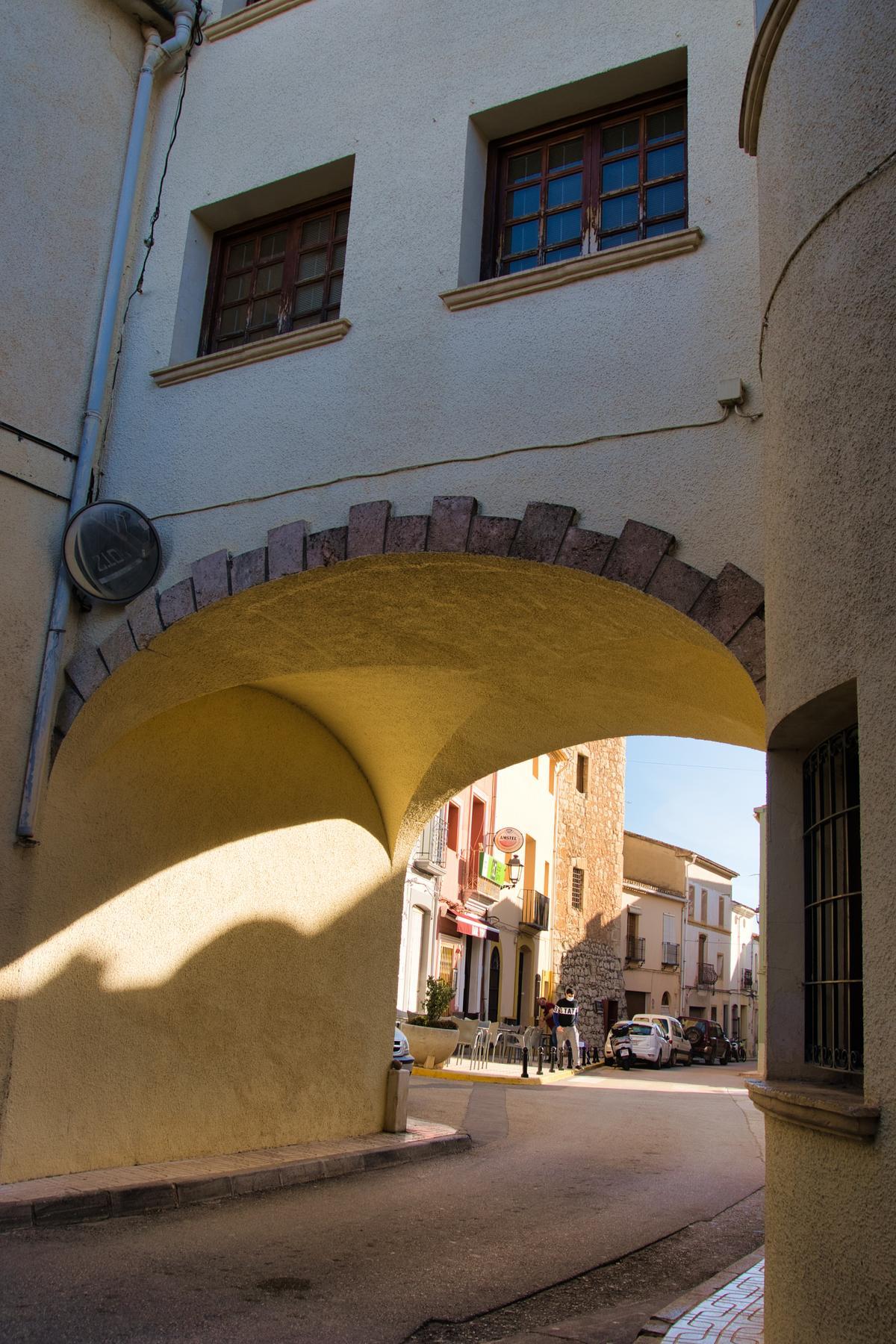 Arco de la plaza de l'Ajuntament