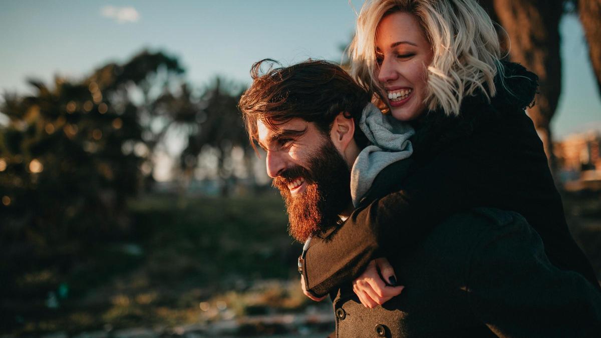 pareja feliz