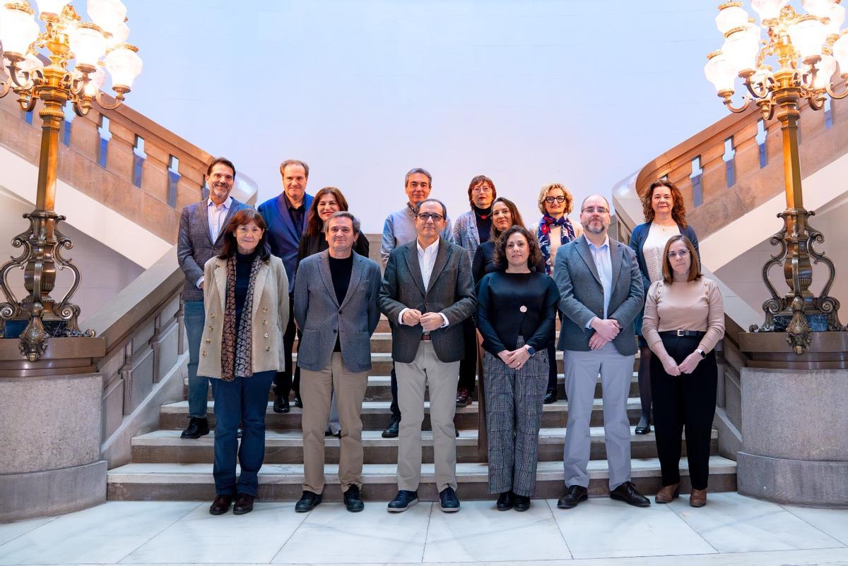 Juan Luis Gandia y su equipo de candidatura