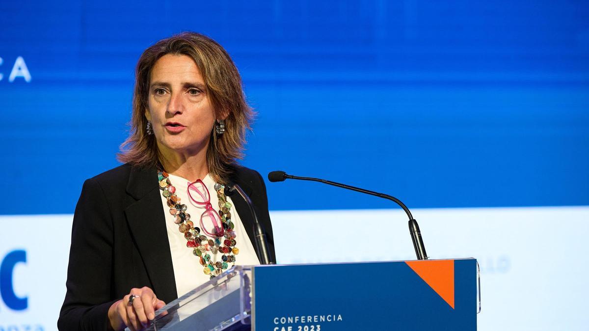 La vicepresidenta tercera gobierno y ministra de Transicion Ecologica, Teresa Ribera