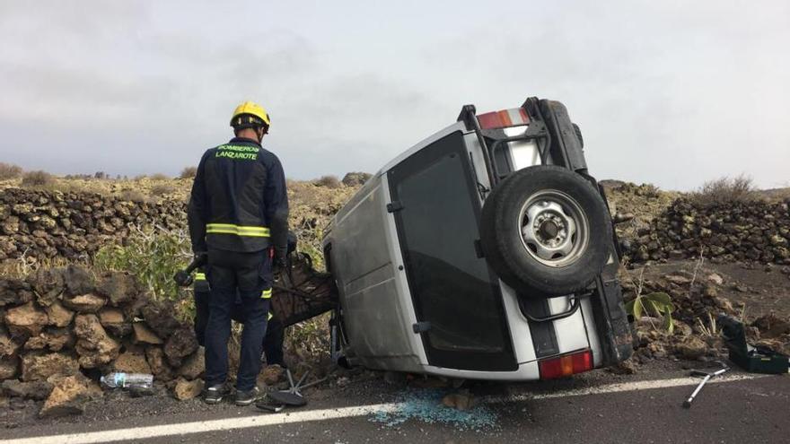 Vuelco en Lanzarote (20/08/17)