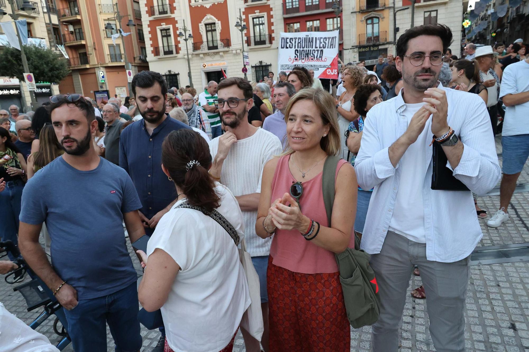 Concentración en Alcoy contra el genocidio en Gaza