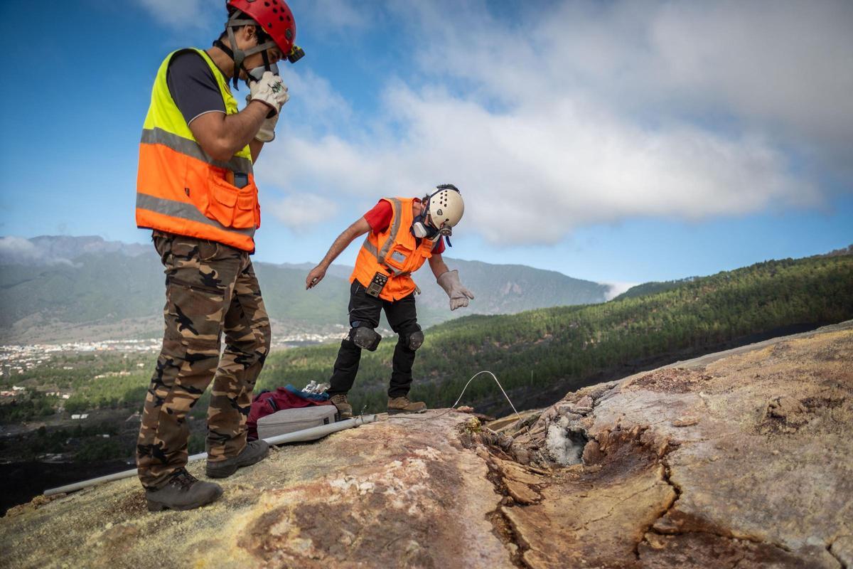 Imágenes del volcán de La Palma dos años después de la erupción