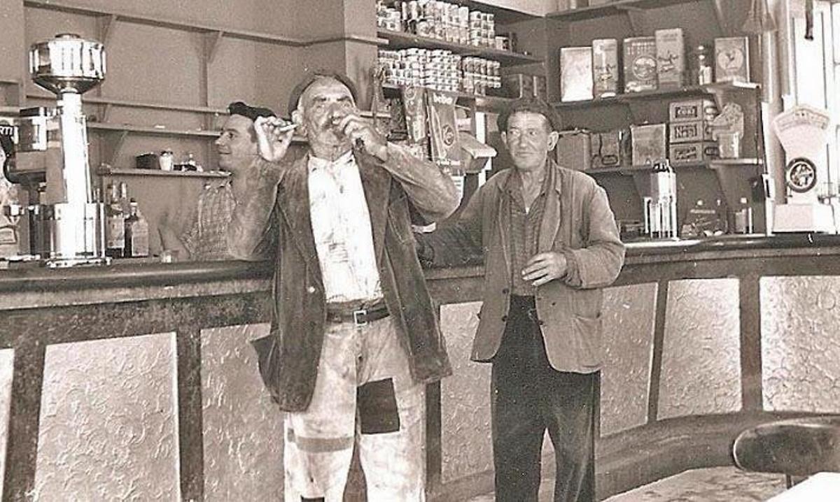 Foto del bar en los años 60.