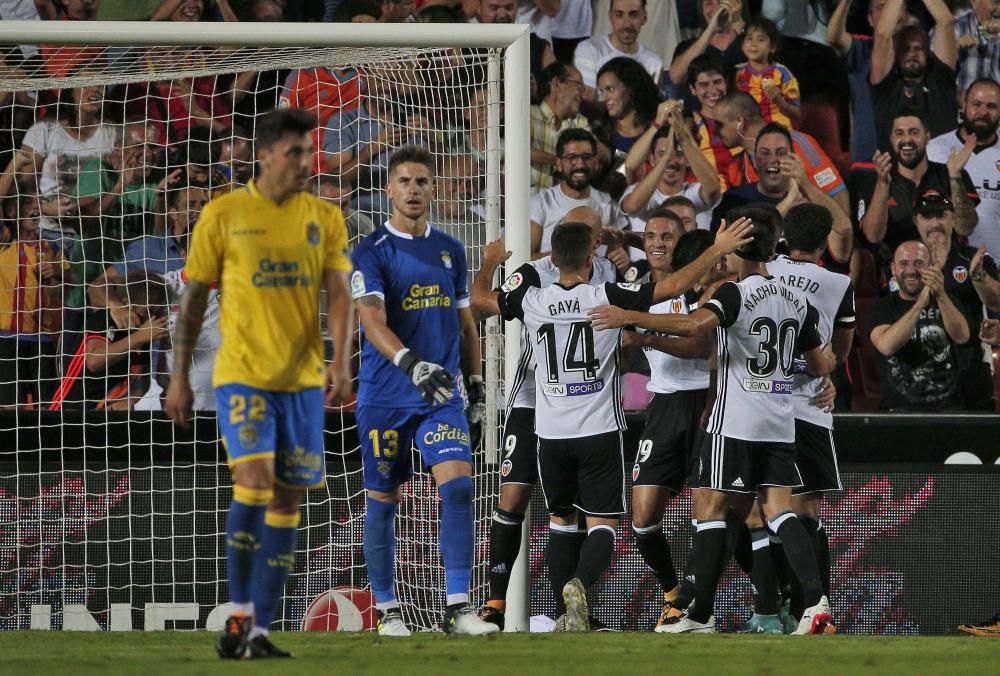 Valencia - Las Palmas, en imágenes