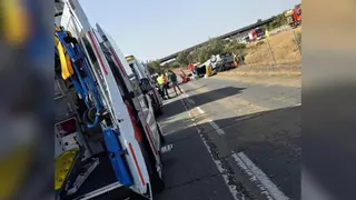 Muere una niña de 10 años en un accidente de tráfico que ha dejado otros ocho heridos en la A-5