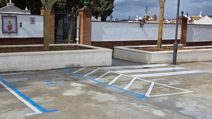 Nuevas plazas de aparcamiento.