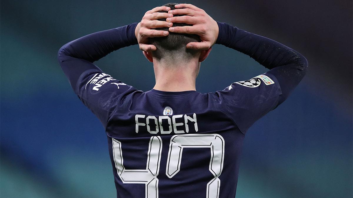 Leipzig - Manchester City: Phil Foden estrelló el balón en el palo