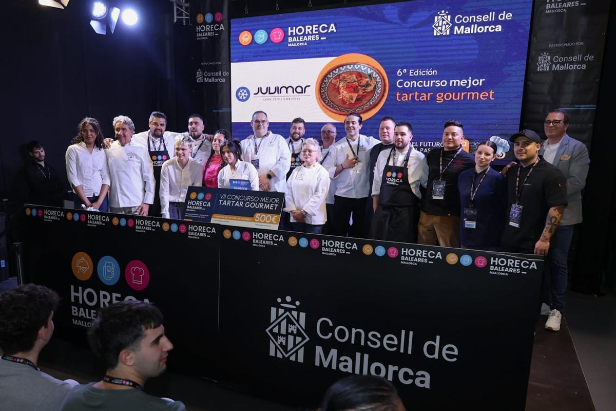 Participantes en el concurso y organizadores.