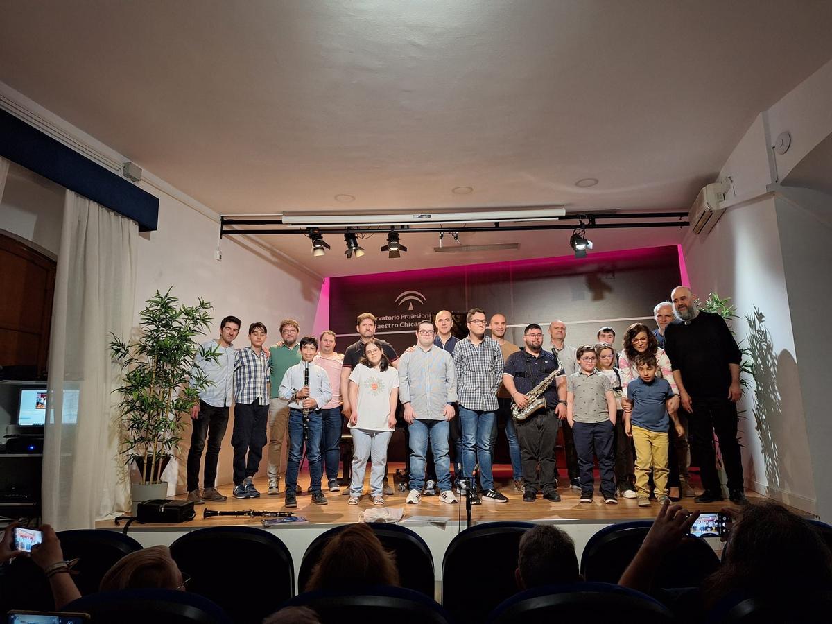 Actuación en el conservatorio Músico Maestro Chicano de Lucena del programa ‘Musíntegrate’.