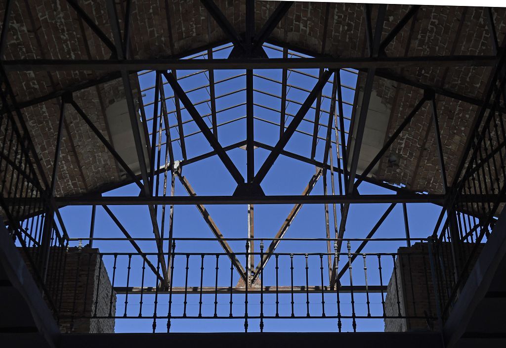 Así van las obras en la segunda fase de la Cárcel Vieja de Murcia