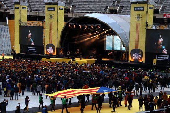 ''Concert per la llibertat dels presos polítics'' a l''Estadi Olímpic de Barcelona