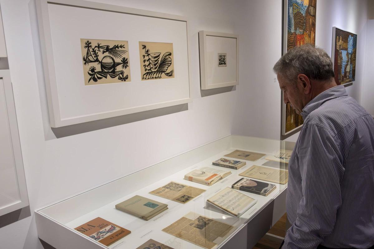 Algunhas das mostras da exposición celebratoria dos 30 anos do Museo Eugenio Granell