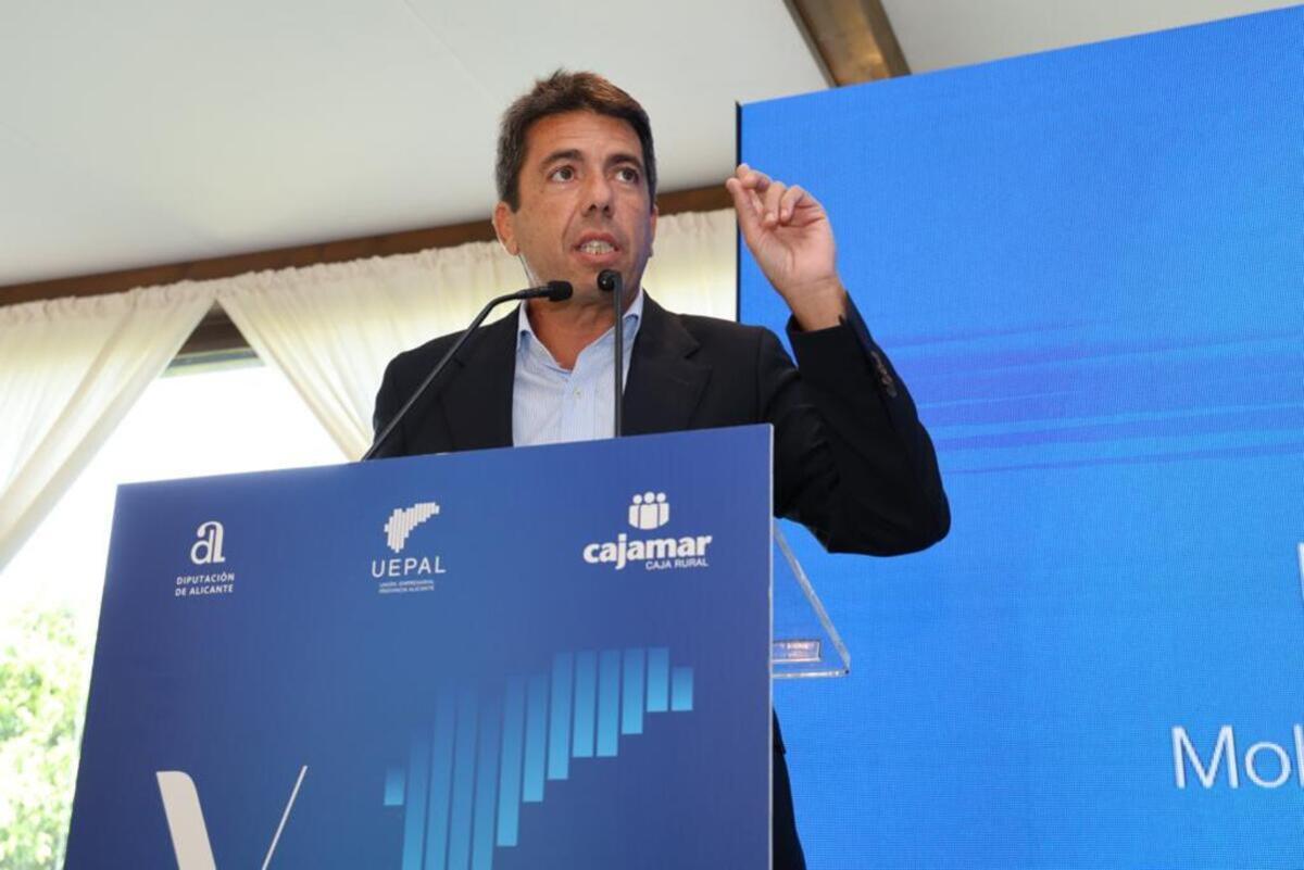 El presidente de la Generalitat Valenciana, Carlos Mazón, este viernes