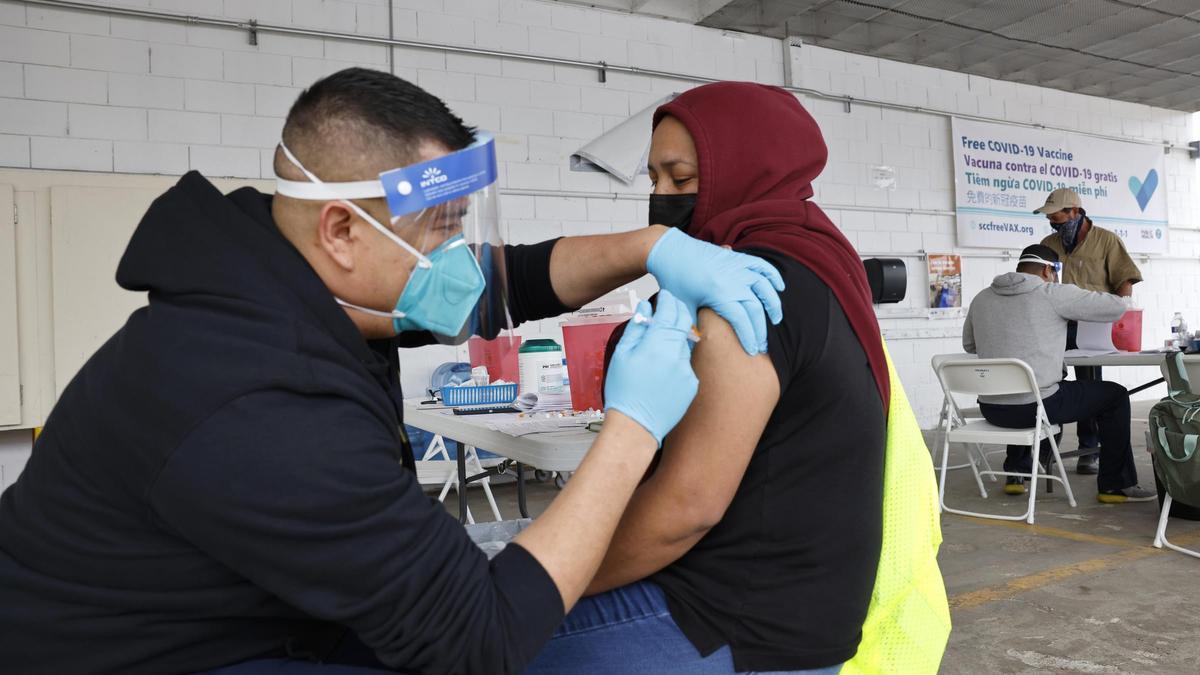 A vaccination against the coronavirus in the United States. A vaccination against the coronavirus in the United States.