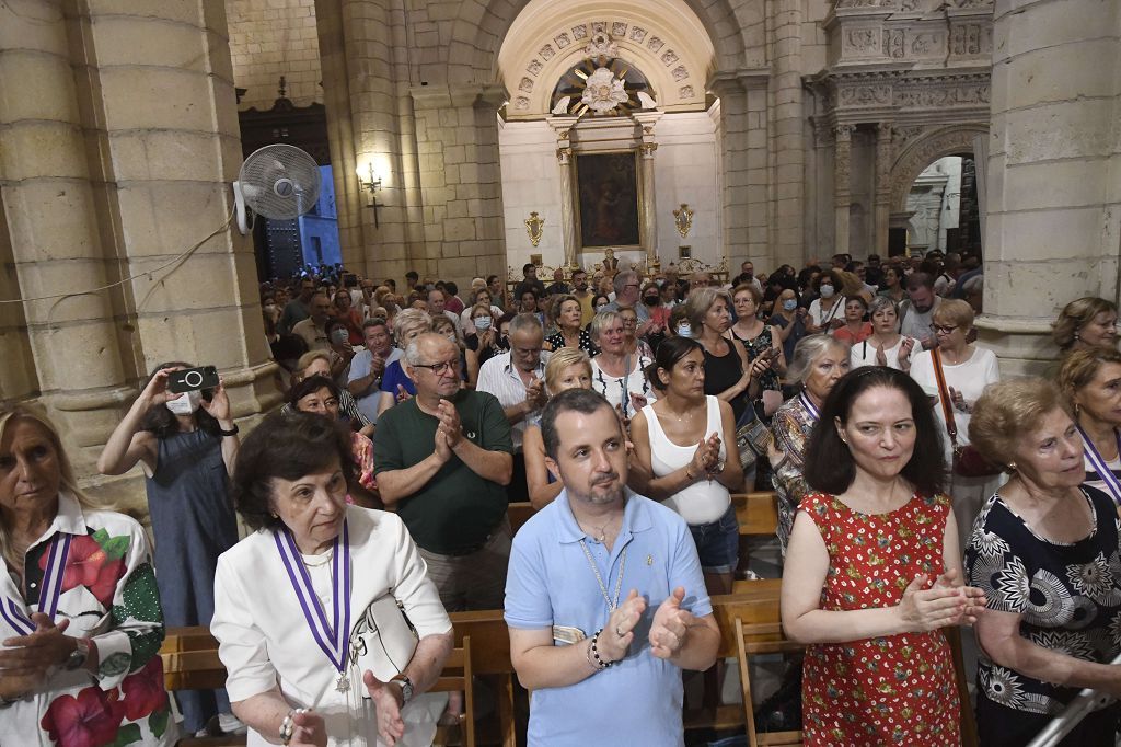 Romería de Murcia: Misa previa y primer tramo del recorrido