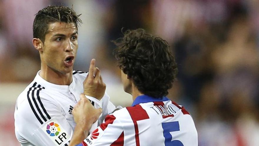 Cristiano Ronaldo durante el partido.