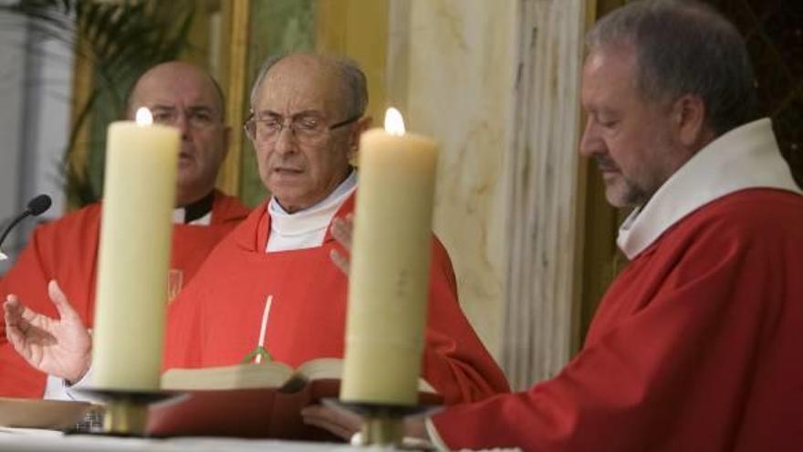 Joan Albelda, en un acto de la Orden de Montesa en el 725 aniversario de la carta puebla.