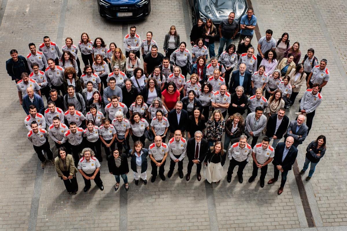 Professionals de Protecció Civil.