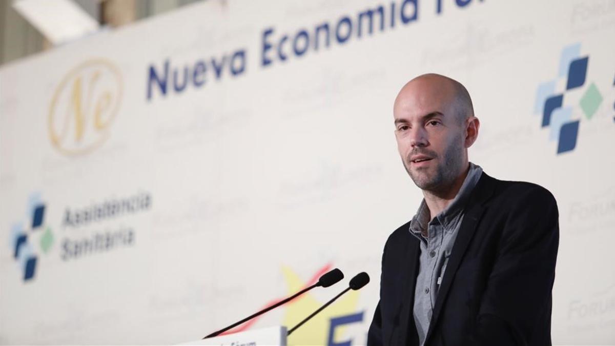 Juan de Antonio, fundador y consejero delegado de Cabify, en Barcelona.