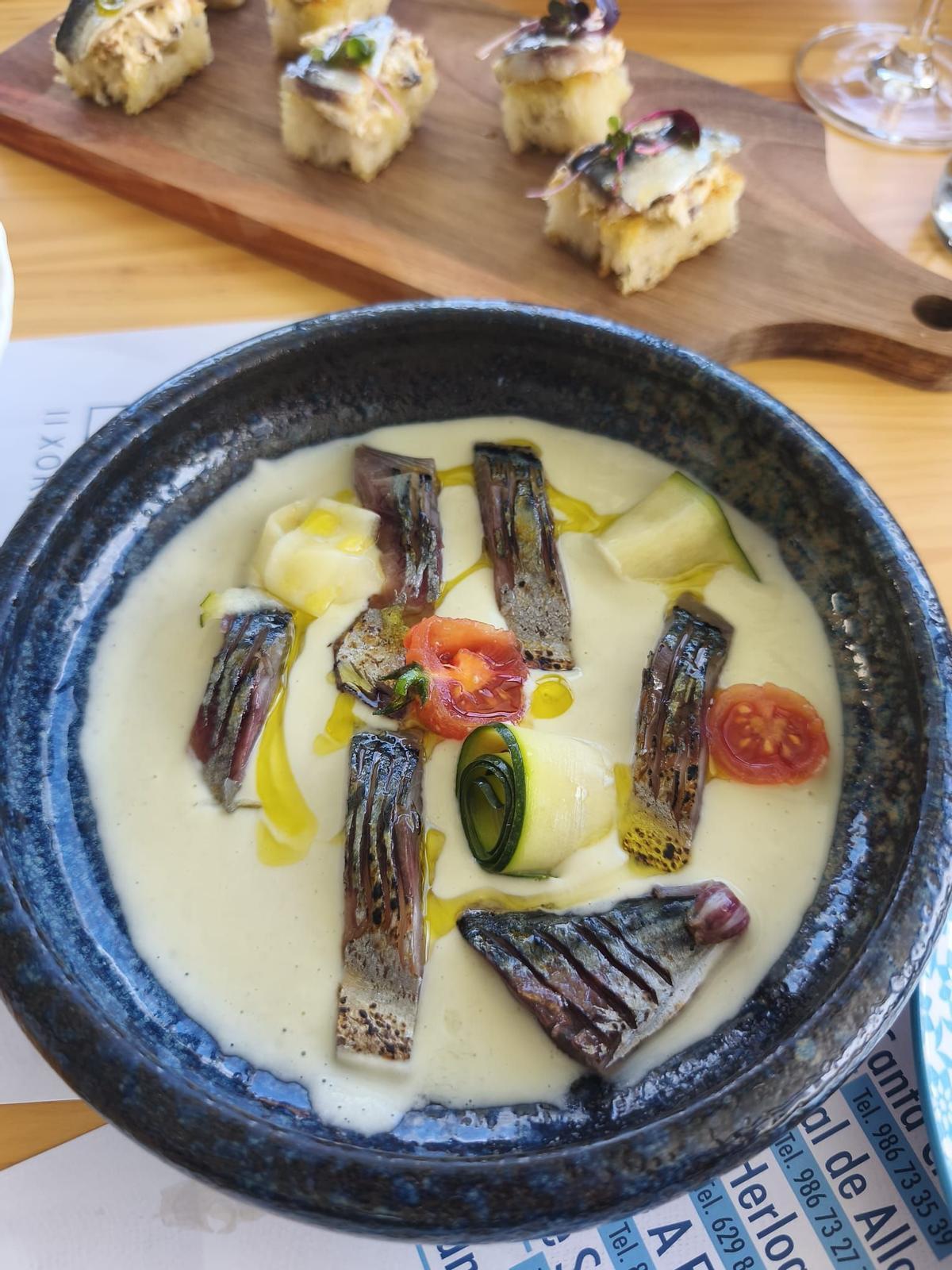 Uno de los platos. Uno de los platos.
