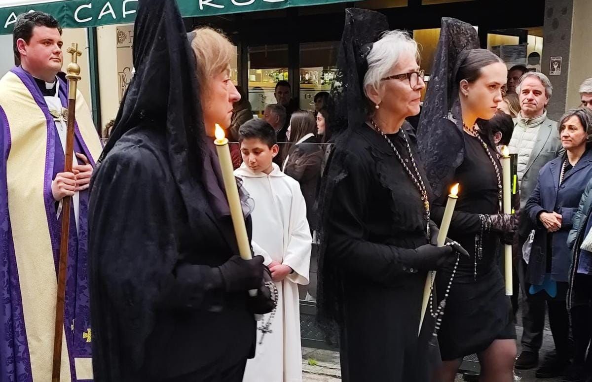 En imágenes: Así fue la procesión del Santo Encuentro de Cangas del Narcea