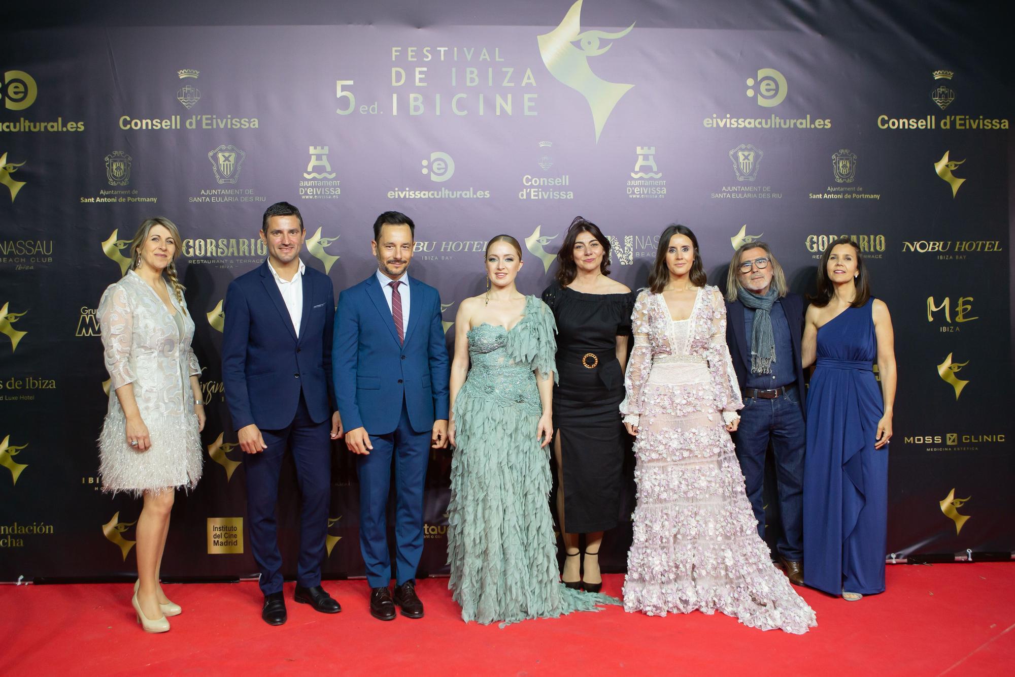 La alfombra roja y gala de clausura del festival Ibicine de Ibiza.