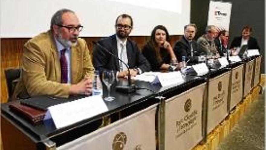 Un moment de la jornada celebrada ahir al Parc Tecnològic de la UdG