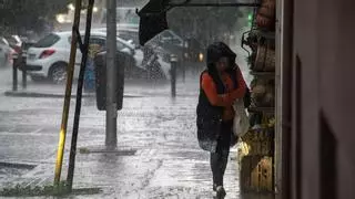 Las tormentas dejan casi 50 litros por metro cuadrado en el norte de Castellón