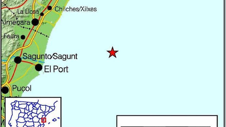 Registran dos terremotos frente a la costa de Sagunt