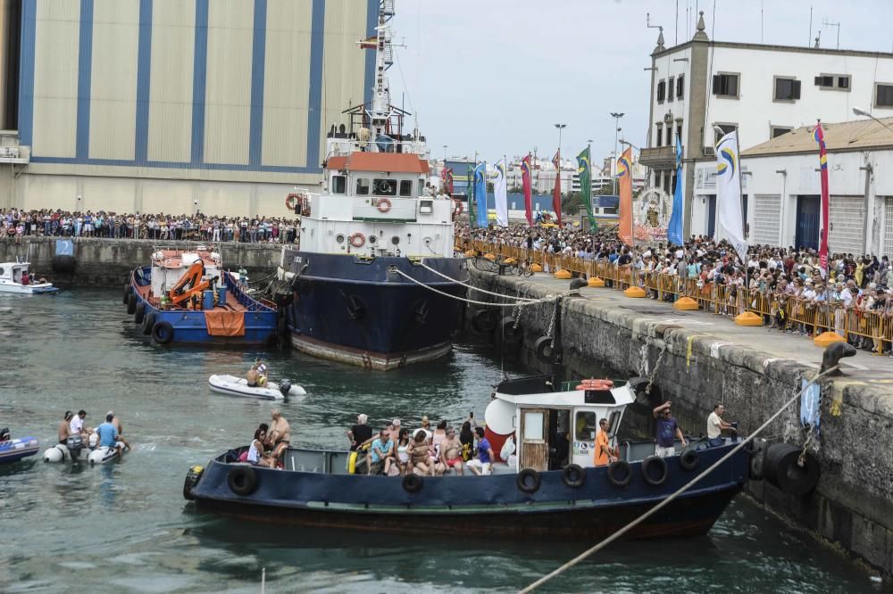 Procesión marítima de la Virgen del Carmen