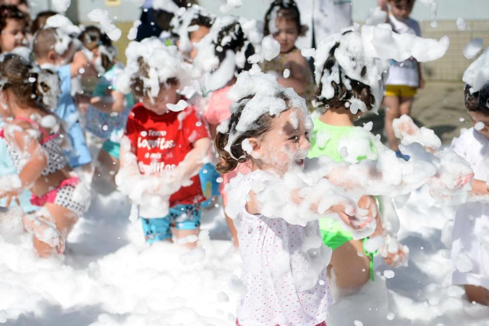 Nieve a las puertas del verano en la guardería