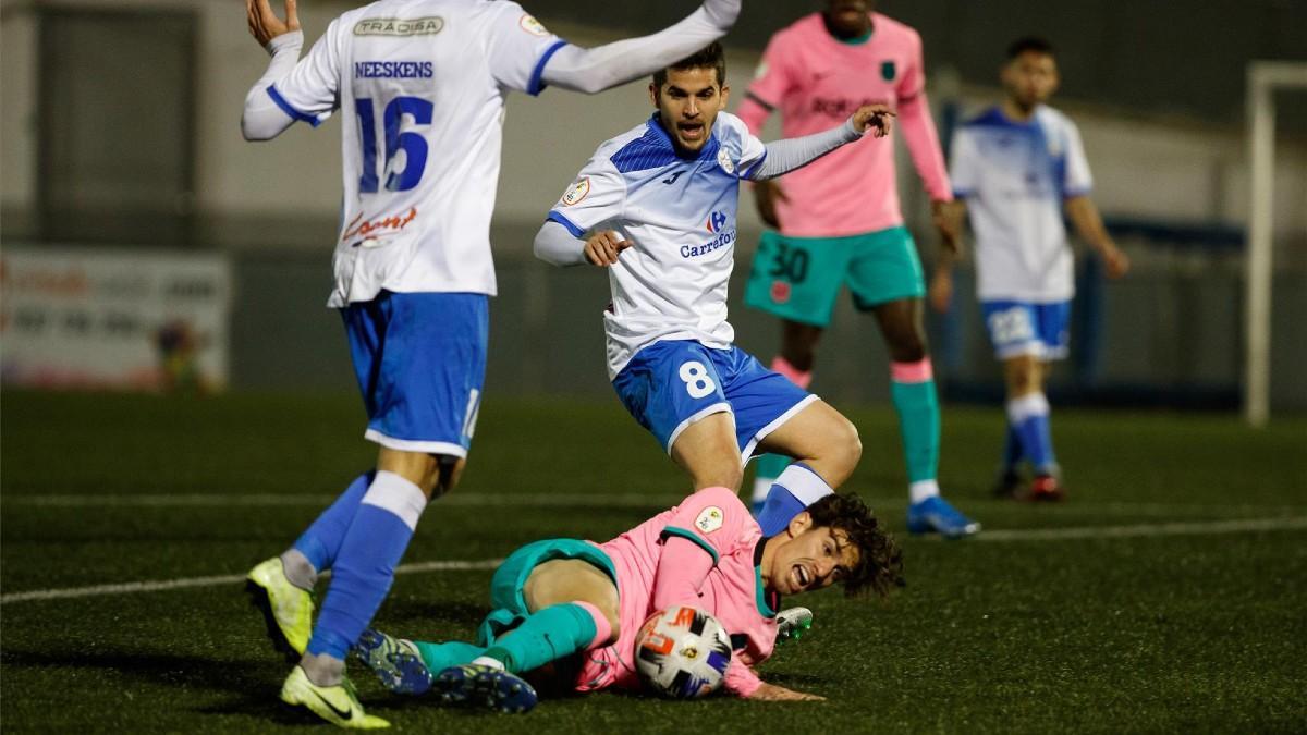 El Barça B ha sumado el segundo empate de la temporada