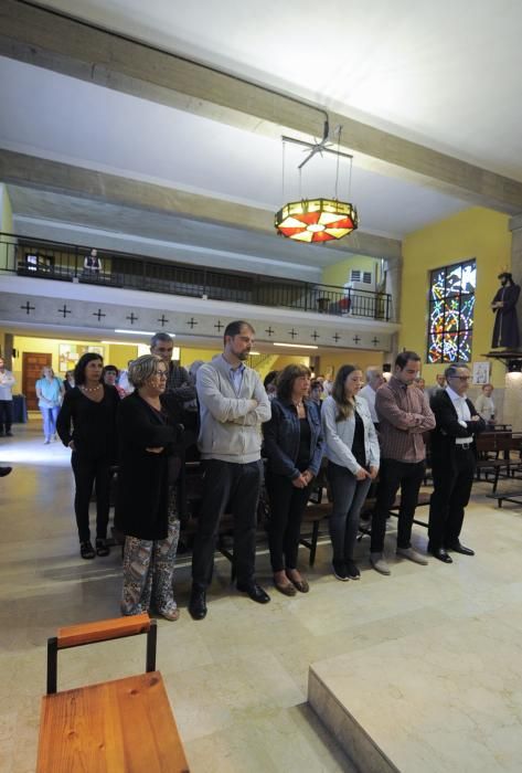 Funeral por el escritor Manuel García Galano