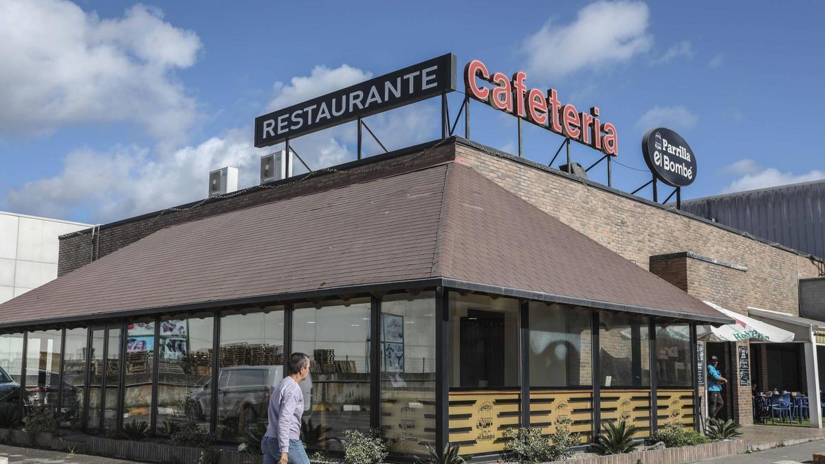Exterior del restaurante cafetería Bombé