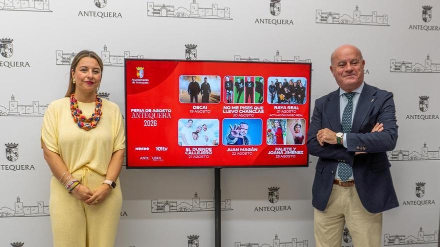 Juan Magán encabeza los conciertos de la Real Feria de Agosto de Antequera