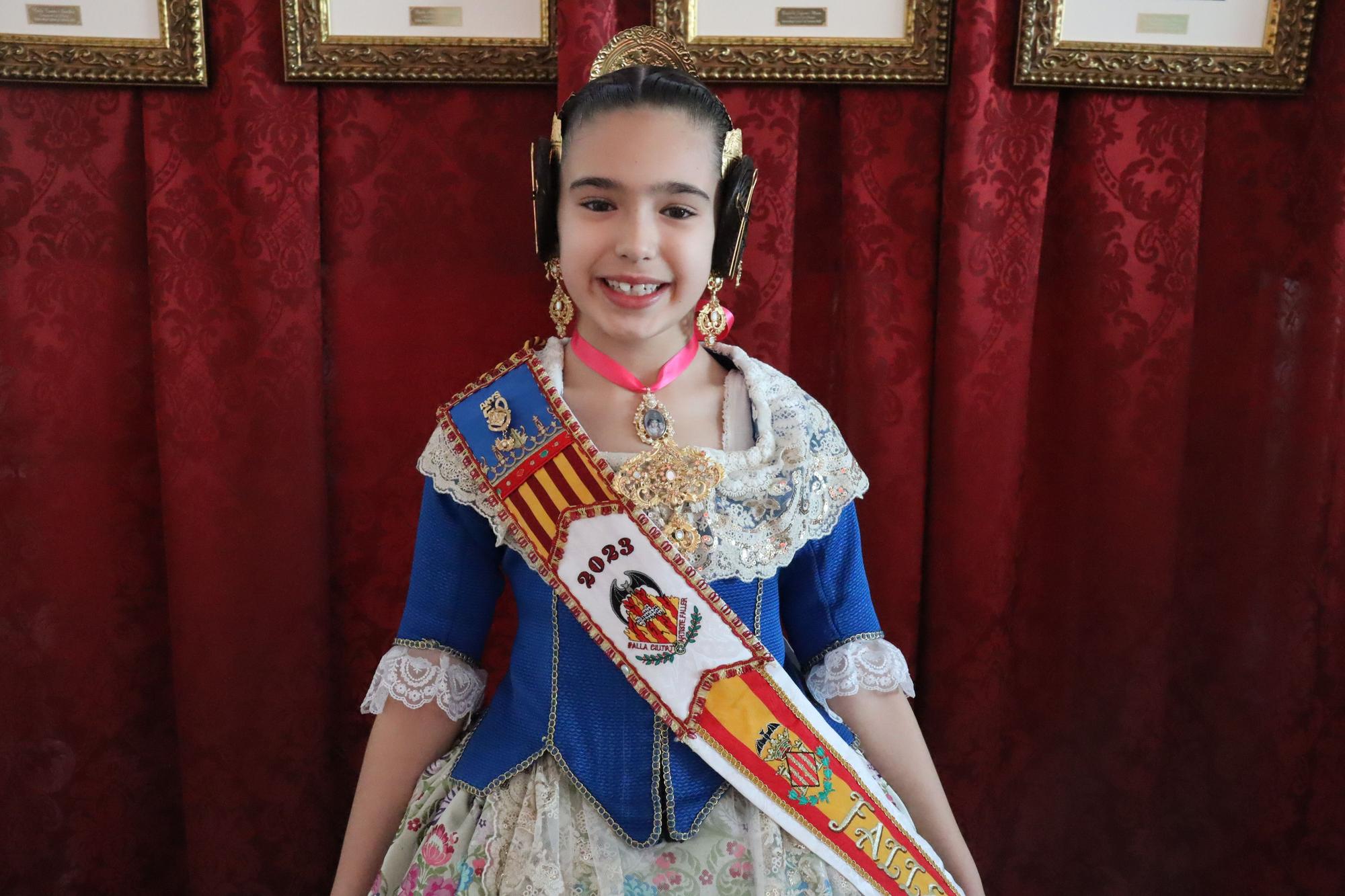 La "alfombra roja infantil" en la Exaltación de las Fallas 2023