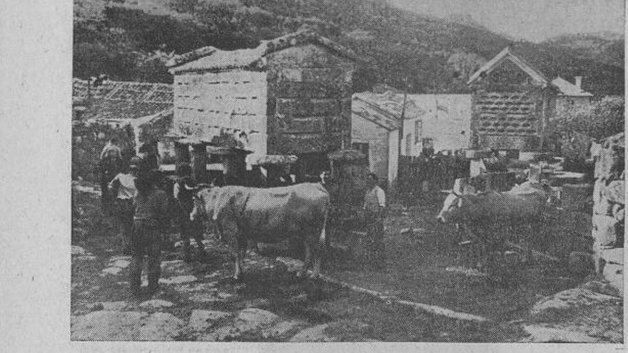 A aldea de Donón en maio de 1962. |   // EL PUEBLO GALLEGO