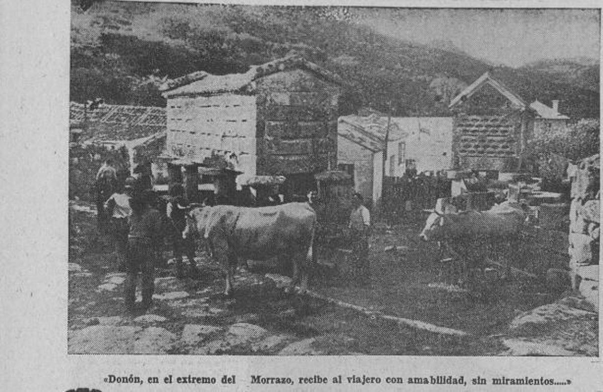 A aldea de Donón en maio de 1962. |   // EL PUEBLO GALLEGO