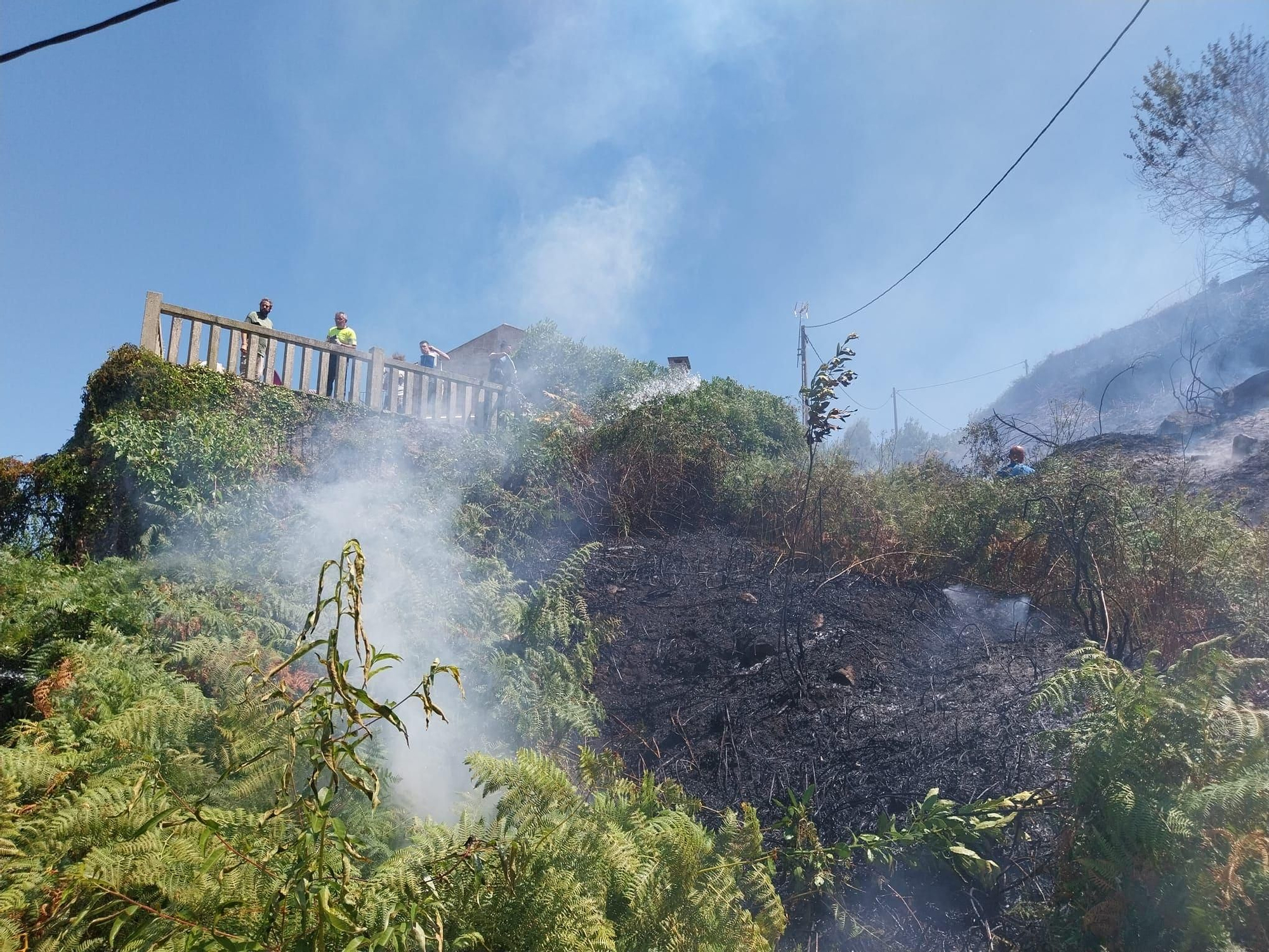 Segundo incendio en dos días en Bueu (I)