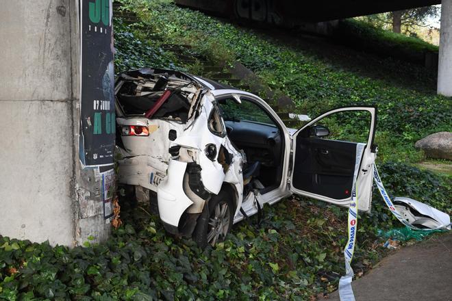 Muere en A Coruña la joven de 20 años herida grave en un accidente de tráfico en Alfonso Molina