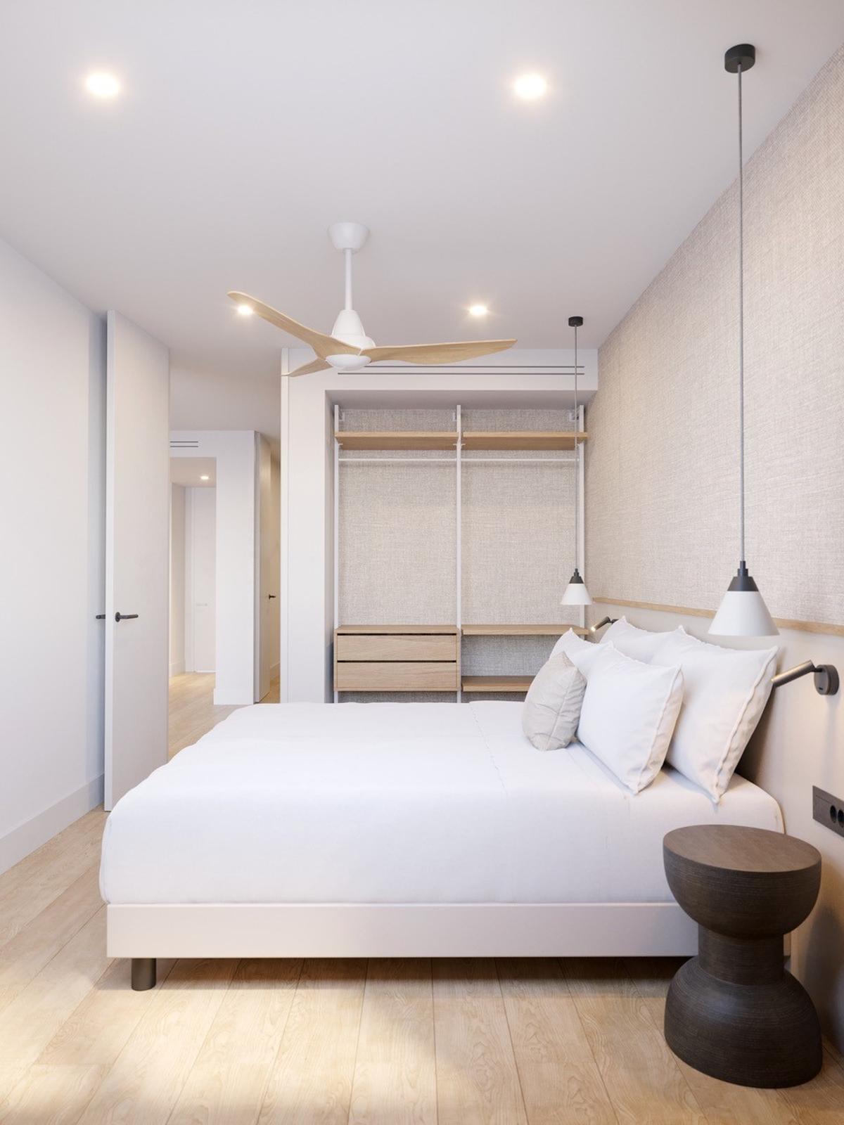 Infografía de uno de los apartamentos.