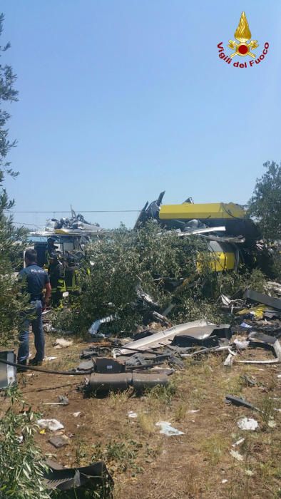 Accidente de trenes en el sur de Italia
