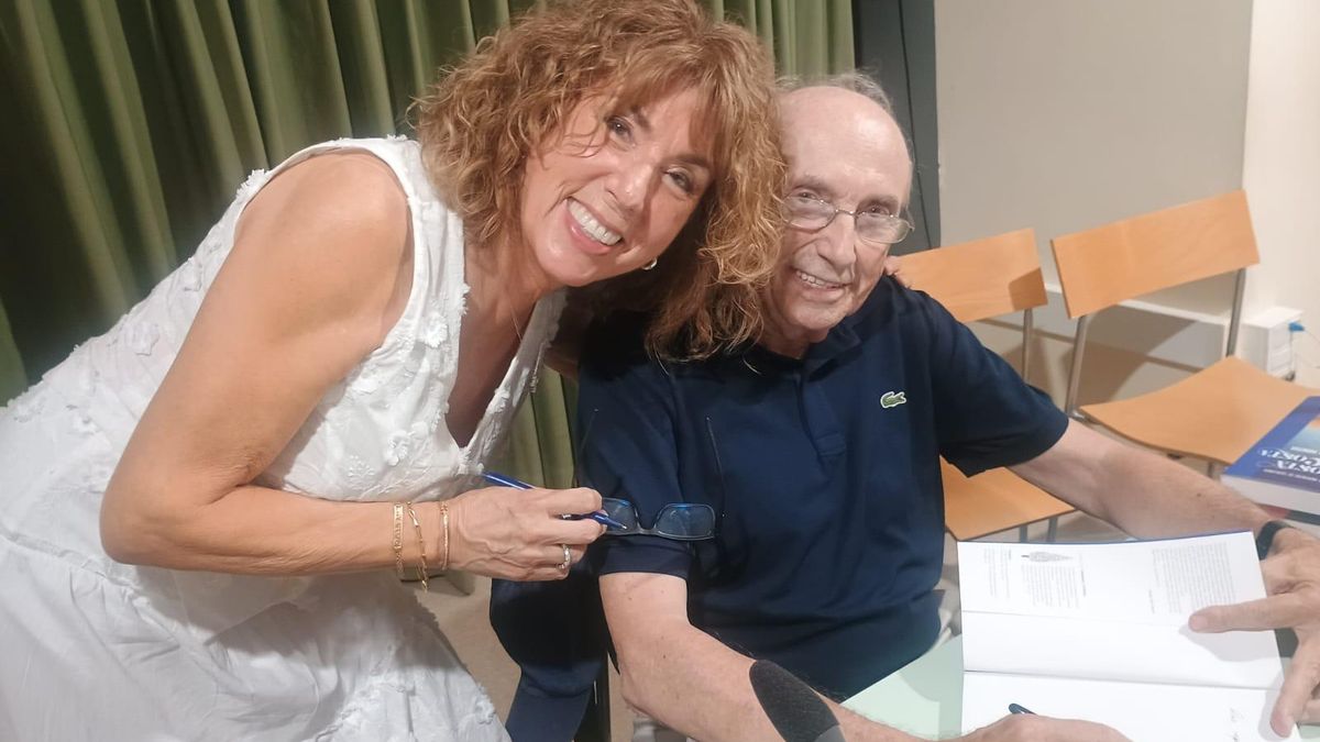 Josep Jou i Rosa Maria Bajona, dimarts al Casino