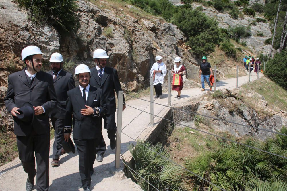 El Chorro, 1921: Visitas teatralizadas al Caminito del Rey